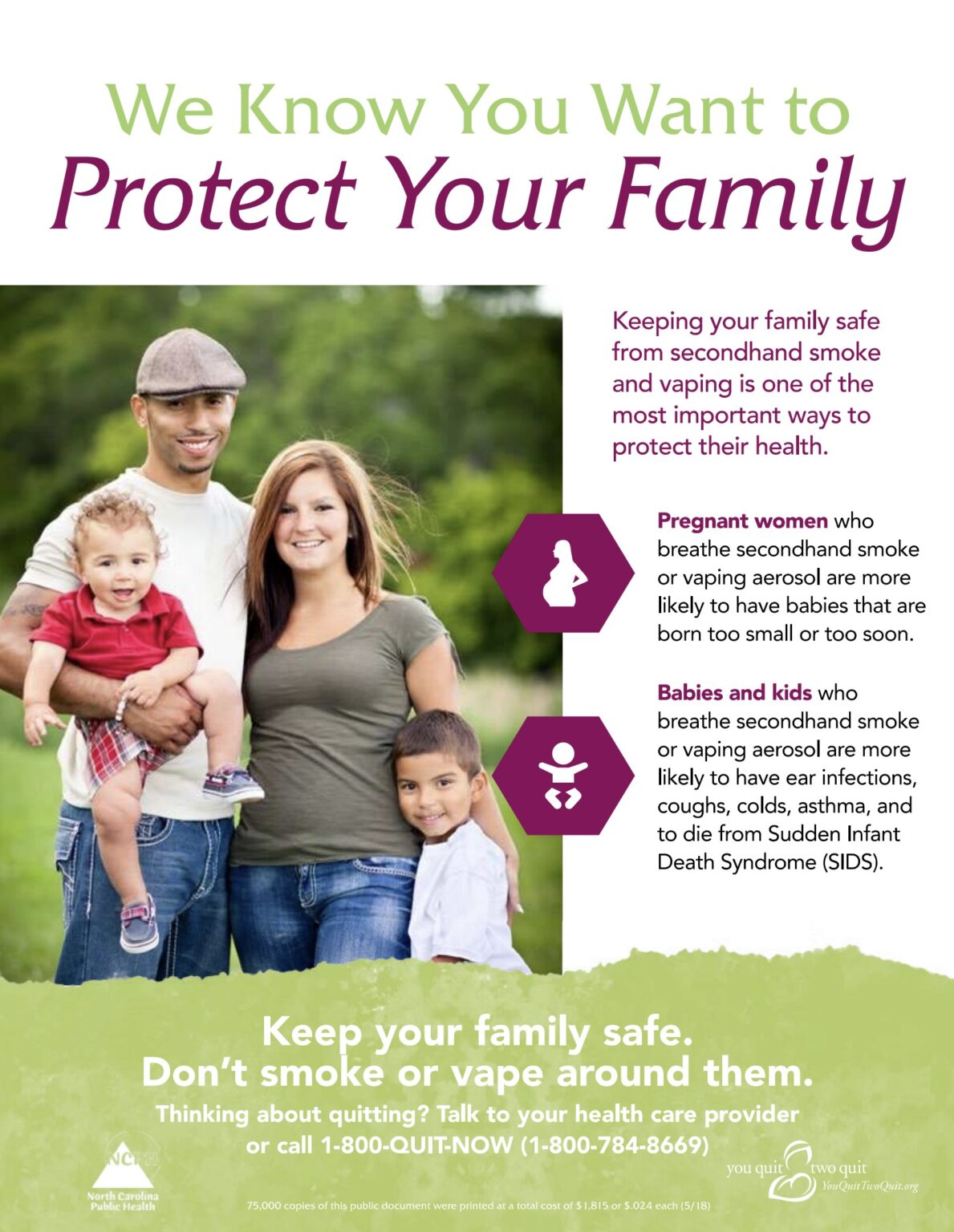 We Know You Want to Protect Your Family